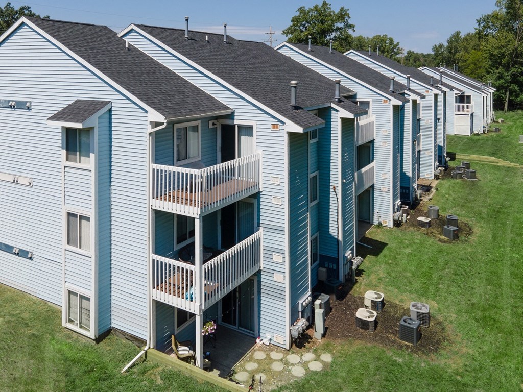 Aerial View Of Property at Raleigh House Apartments,  MRD Apartments, Michigan, 48823