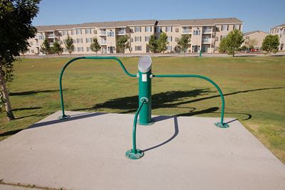 fitness path at Van Horne Estates Apartments, Texas