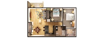 Two Bedroom One Bathroom at Dutton Estates, Saint Clair, 48079