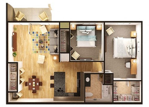 Two Bedroom One Bathroom at Dutton Estates, Saint Clair, 48079