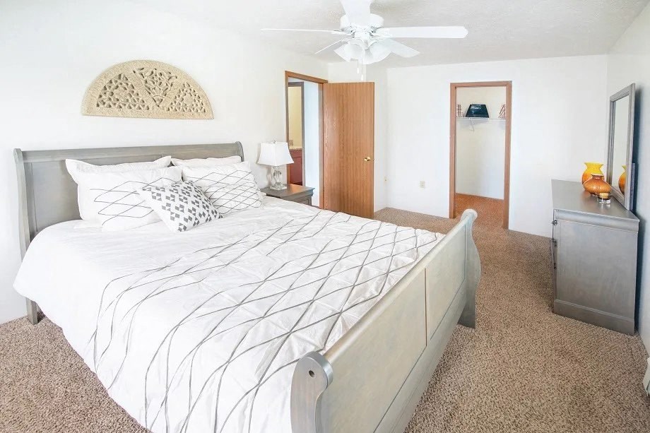 Master bedroom at Griffin Estates Niles Michigan 49120