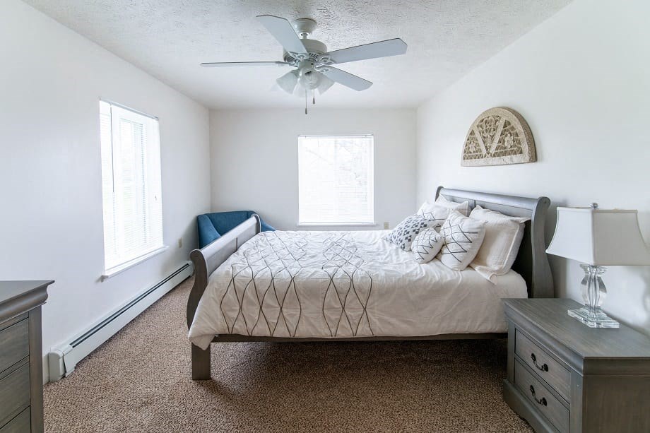 Master bedroom at Griffin Estates Niles Michigan 49120