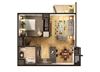 One Bedroom One Bedroom Floor Plan at Oliver Apartments, Temperance, Michigan