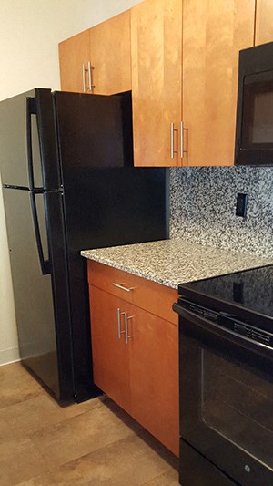 Upgraded Kitchen Upgraded Kitchen at Geary Estates Apartments, MRD Conventional, Grandview Plaza, Kansas - Photo Gallery 6