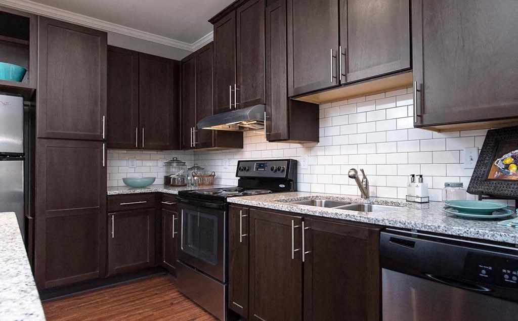 Granite countertop in Kitchen at Walton Riverwood, Atlanta, 30339