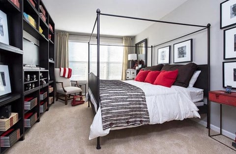 Bedroom with natural light at Walton Riverwood, Atlanta, GA, 30339
