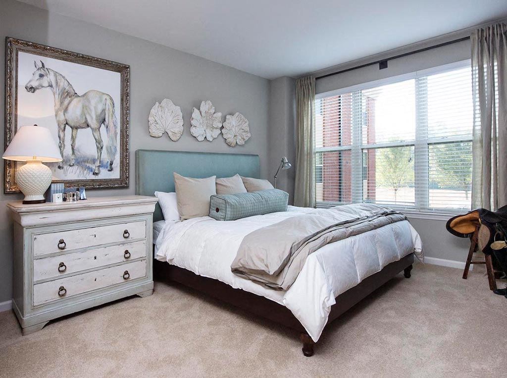 Spacious luxurious bedroom at Walton Riverwood, Atlanta, GA