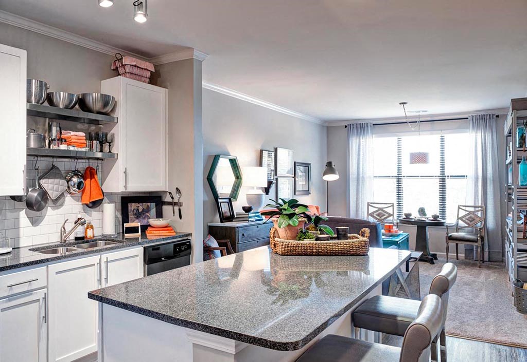 Spacious feeling kitchen at Westside, 790 Huff Rd. NW, 30318