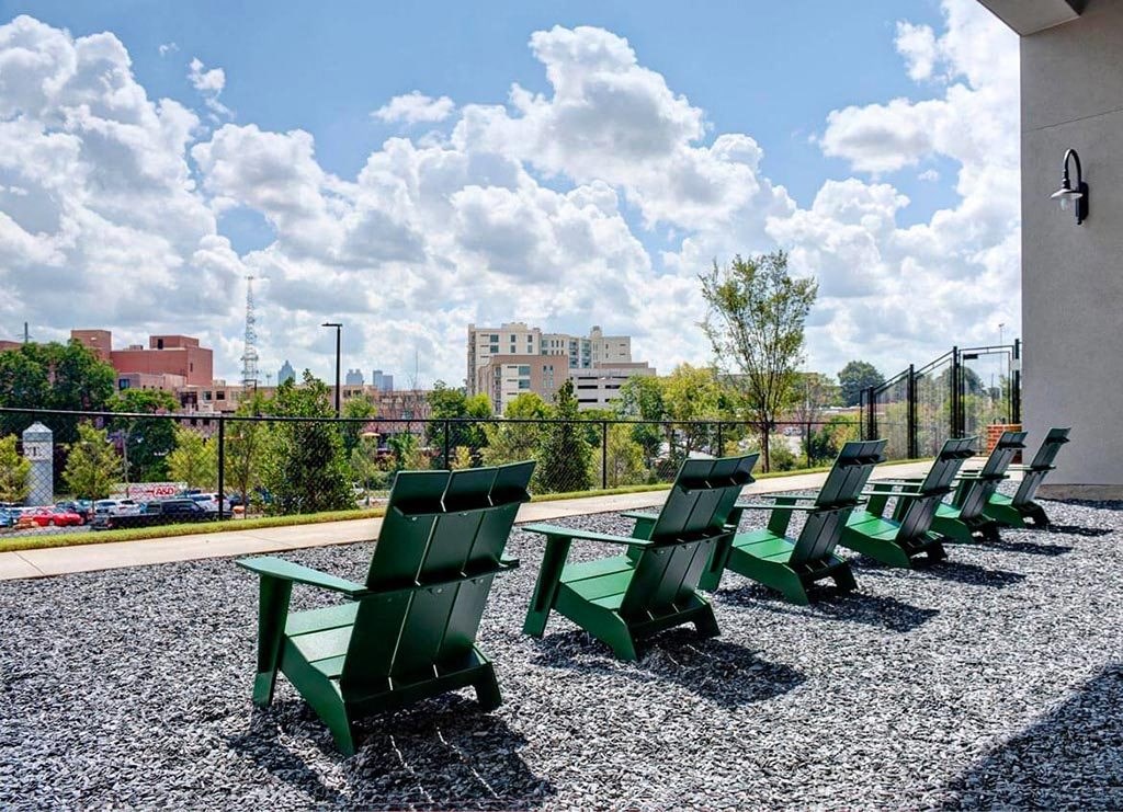 Relaxing outside lounge area at Westside, Georgia, 30318