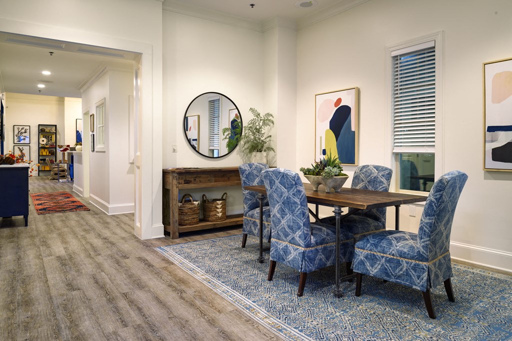 Walton Ridenour leasing office community room