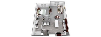 Legacy at Walton Heights A1_2 Floor Plan