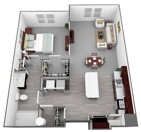 Legacy at Walton Heights A1_2 Floor Plan