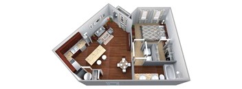 A2 Floor Plan Layout at Woodstock West by Walton, Georgia