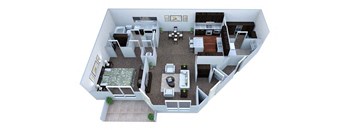 A2 Floor Plan at Walton Bluegrass, Alpharetta, Georgia