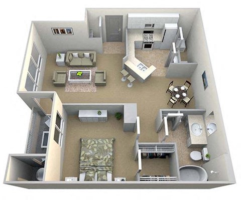 Abingdon floor plan at Walton Vinings, Smyrna