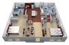 B1 Floor Plan Layout B1 Floor Plan Layout at Walton Riverwood, Atlanta