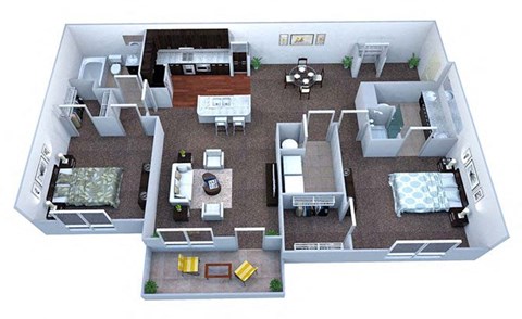 B3 Floor Plan at Walton Bluegrass, Georgia, 30005