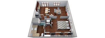 Loft Floor Plan at Woodstock West by Walton, Woodstock, GA