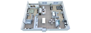 Walton Fayetteville 2 bedroom apartment our floor plans include a large living room and walk-in closet at Walton Fayetteville, Fayetteville, GA, 30214