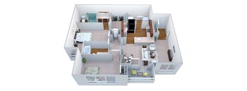 Legacy at Walton Heights B1 Floor Plan
