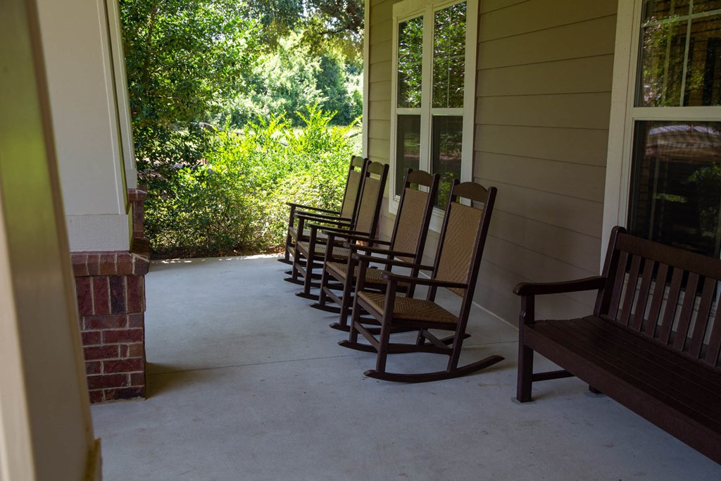 The Legacy at Walton Oaks Apartment Homes, Augusta GA Rocking Chair Porch