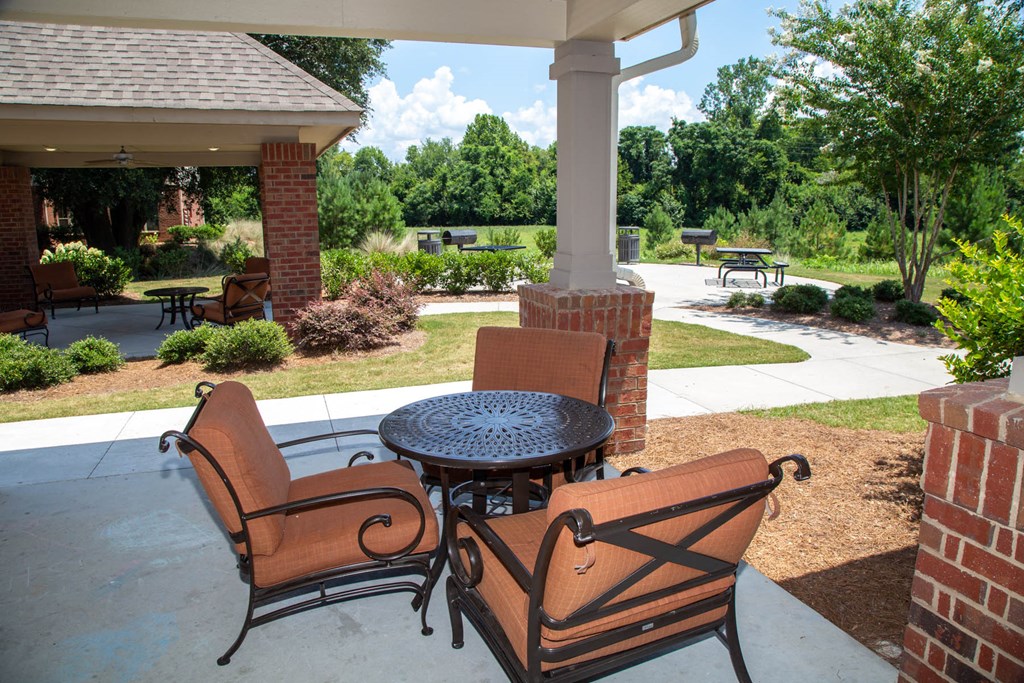 The Legacy at Walton Oaks Apartment Homes, Augusta GA Outdoor Seating