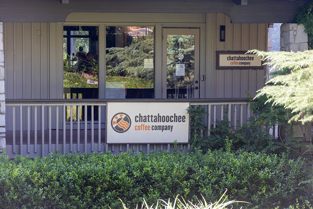 a building with a sign that says chattanooga coffee company