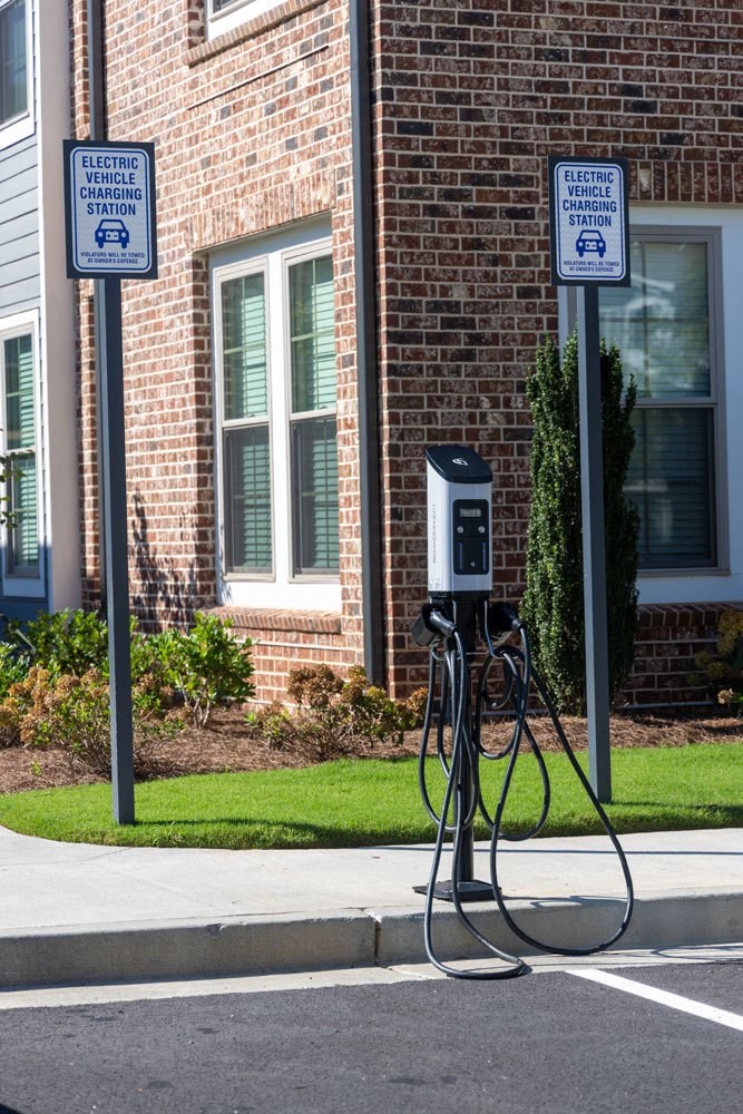Walton Fayetteville car charging station