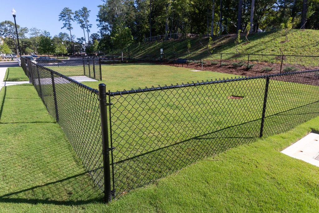 Walton Fayetteville dog park and dog waste station