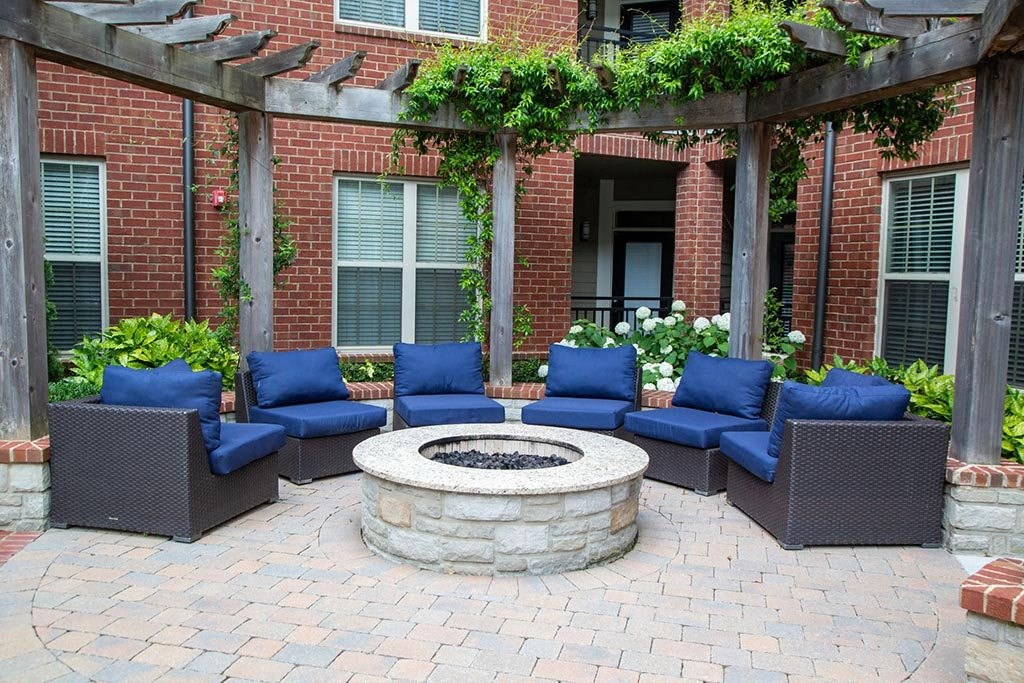 Outside sitting area at Walton Riverwood, Atlanta, 30339