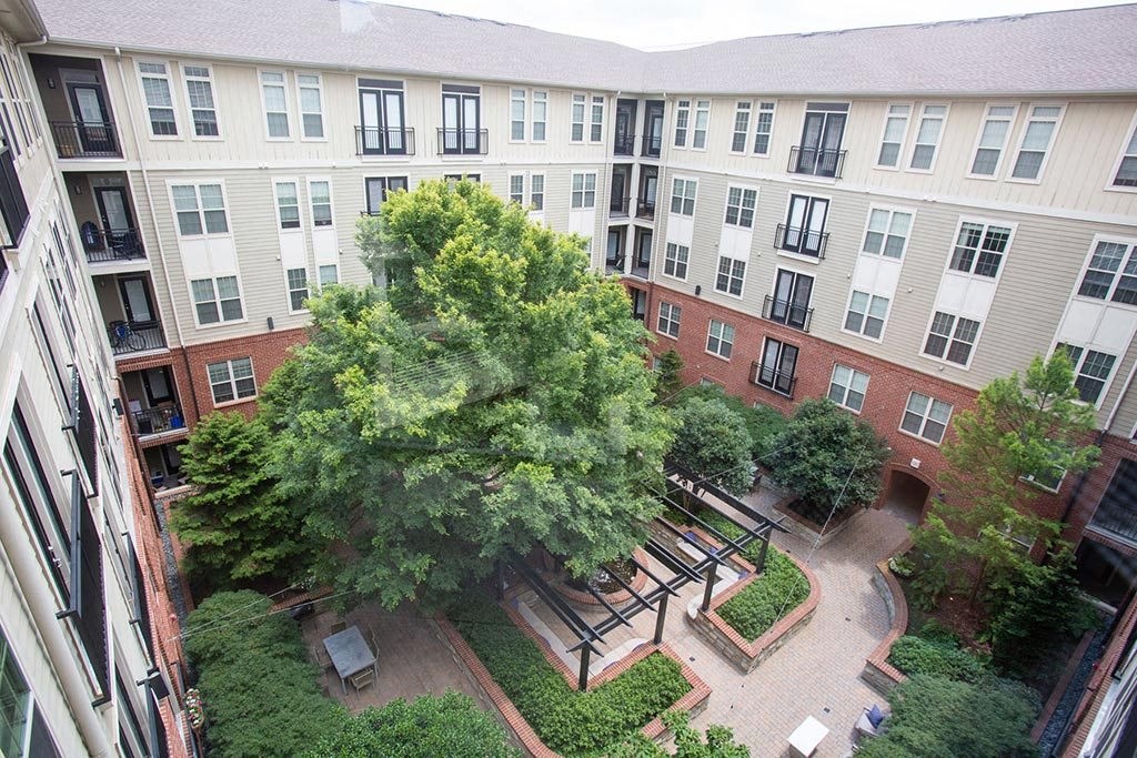 Aerial View Courtyard at Walton Riverwood, Georgia