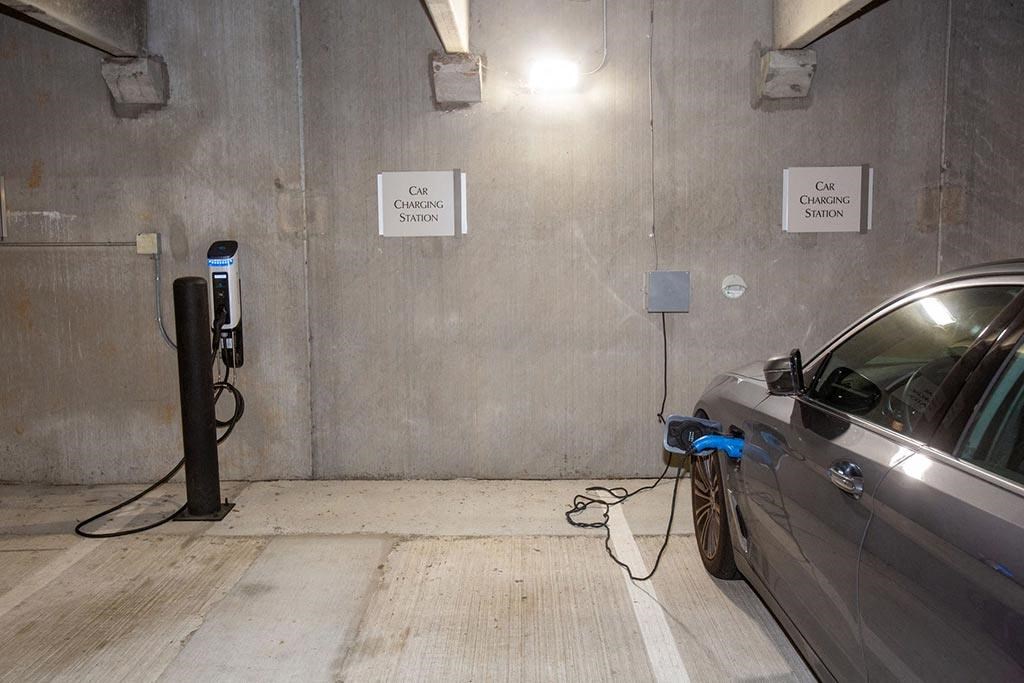 Electric Vehicle Charging point at Walton Riverwood, Atlanta, GA, 30339