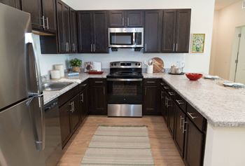 Villa Rica Apartments brand-new kitchen and affordable.