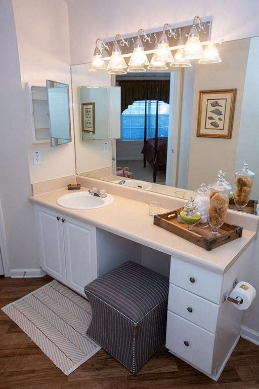 Makeup room at Walton Vinings, Georgia