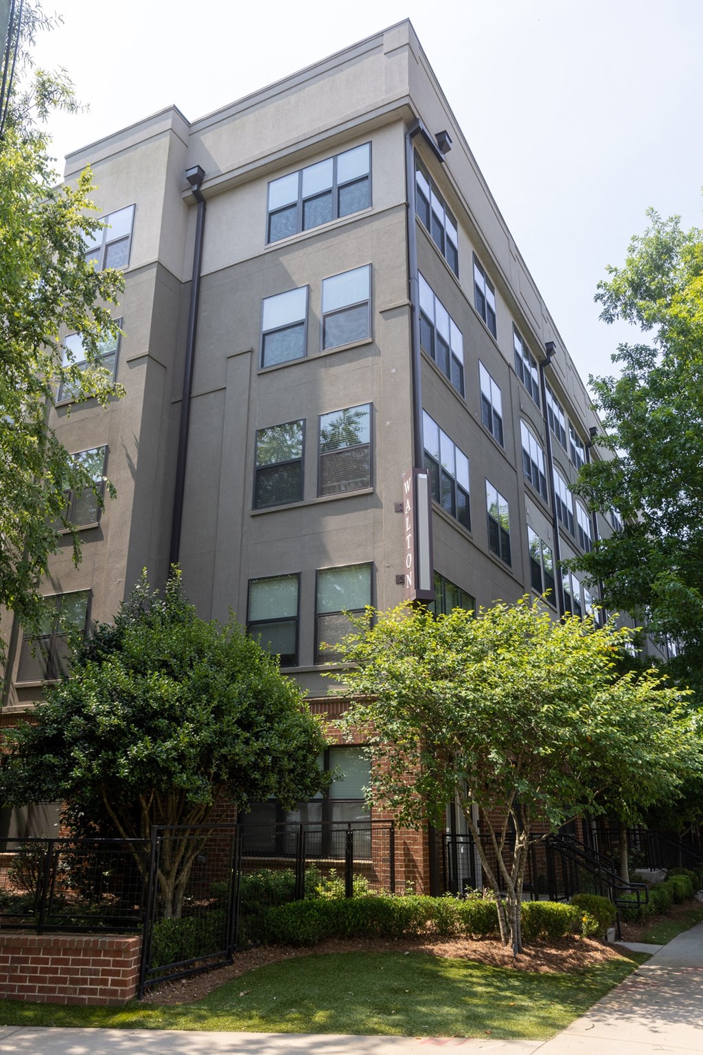 a view of the building from the street