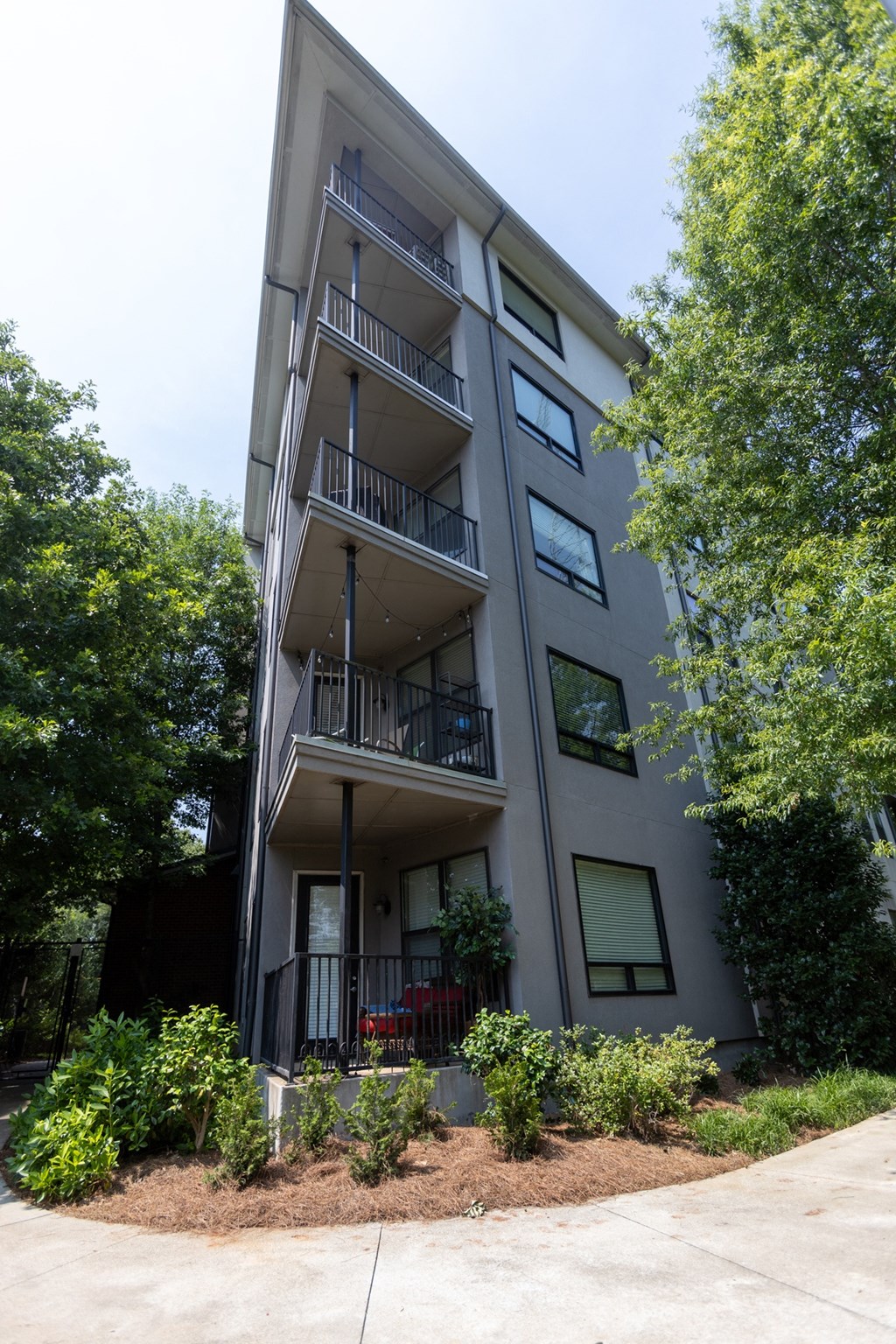 the building where the apartment is located