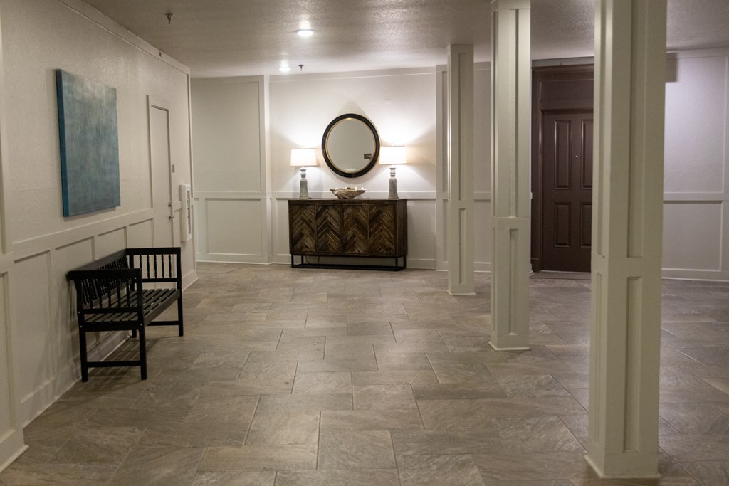 a look at the hallway from the front door