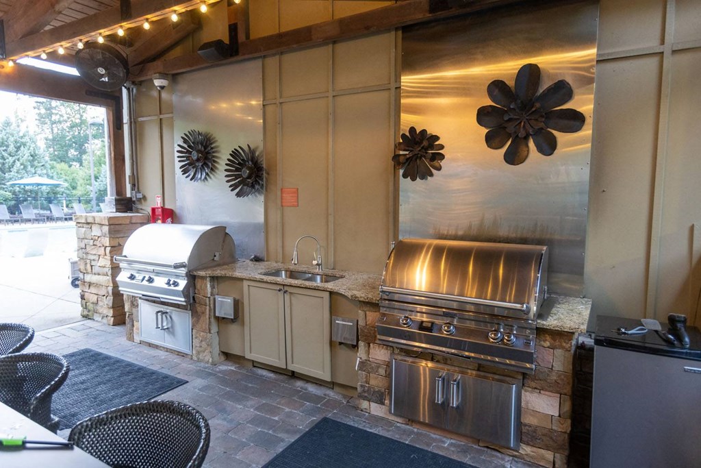 Woodstock West by Walton Community Room cooking station cabana