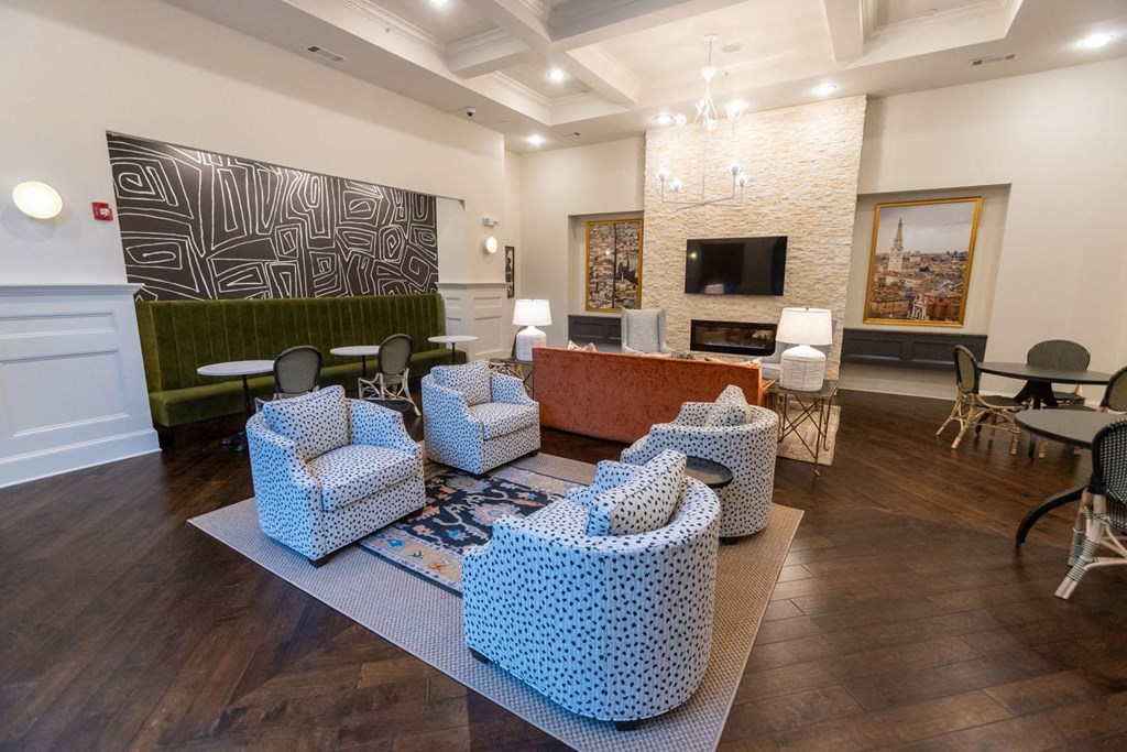 Woodstock West by Walton Community Room coffee station