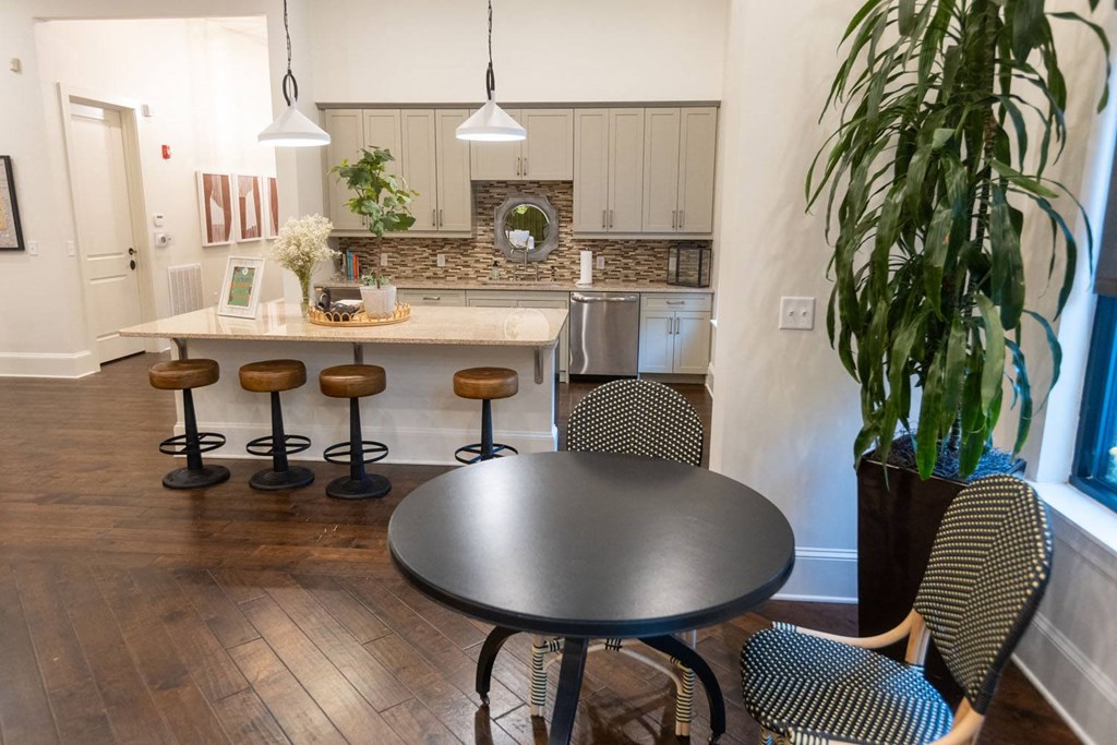 Woodstock West by Walton Community Room coffee station