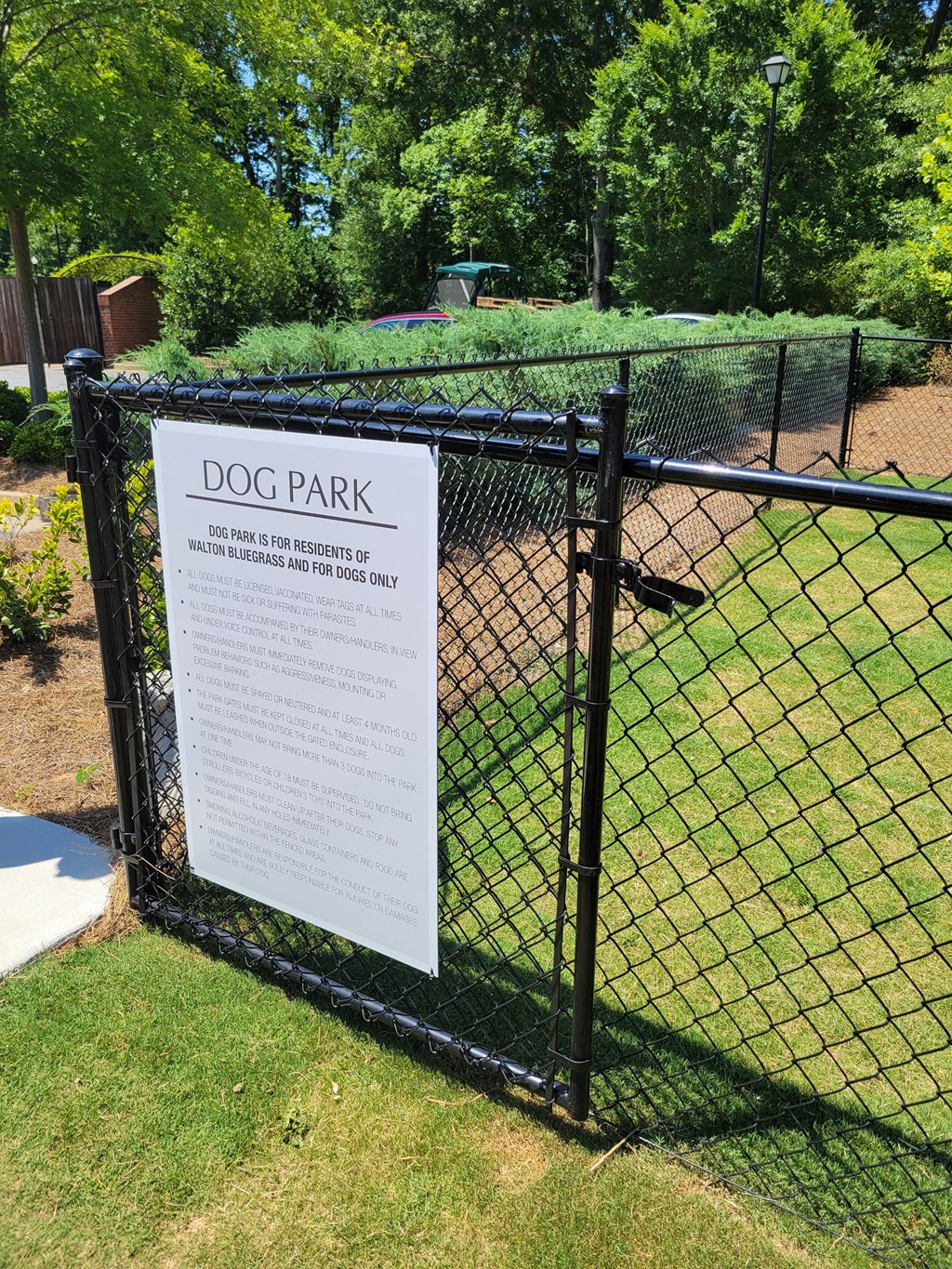 Walton Bluegrass dog park alpharetta, GA