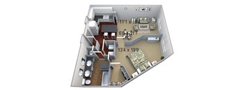 Walton Westside A4 Floor Plan at Walton Westside, Atlanta, GA