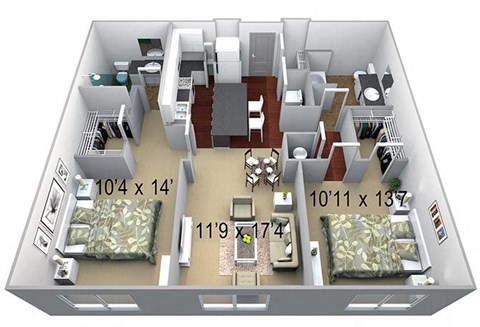 Walton Westside B1 Floor Plan at Walton Westside, Atlanta