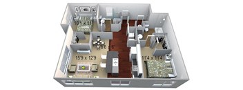 Walton Westside B2 Floor Plan at Walton Westside, Georgia
