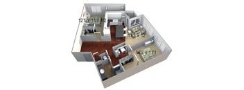 Westside B4 Floor Plan at Walton Westside, Atlanta, GA