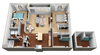 B4 2 Bed/2 Bath