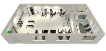 New Fitness Room Layout  at Brookwood at Ridge, Ridge, 11961