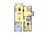 2 Bed 1 Bath Floorplan 2 Bed 1 Bath Floorplan at Brookwood at Islip, New York, 11751