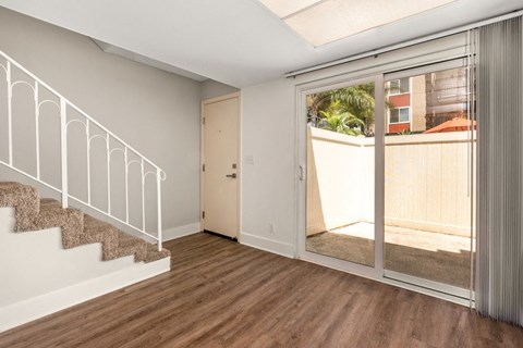 Staircase at Parkway Plaza Apartments, California, 90230