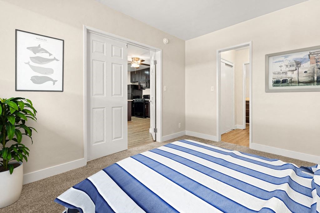 Second Bedroom at Riverside Villas Apartments, Valley Village, CA